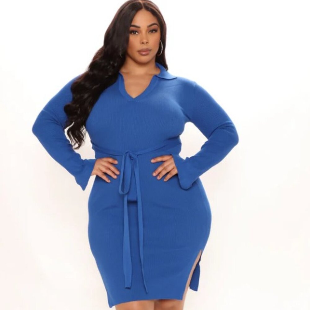 FASHION NOVA Sweater Midi Dress - 3X